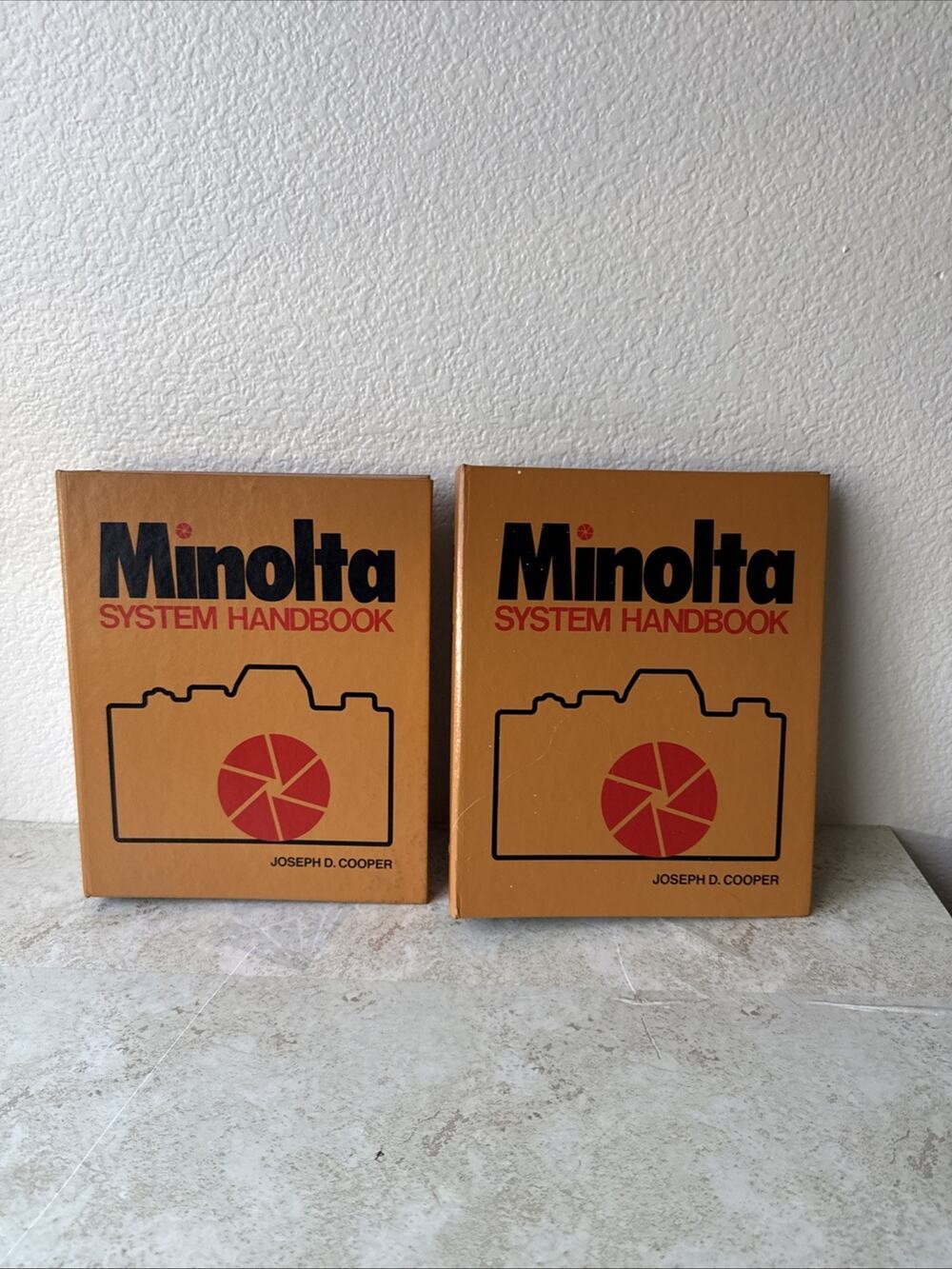 Minolta System Handbook Binder Photo Book Volume I and Volume II Cooper 1976